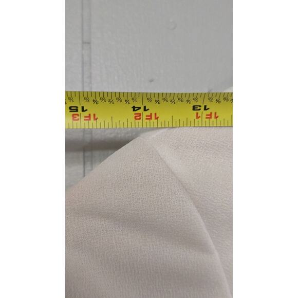 White Long Sleeve Wrap Midi Dress Bodycon Blazer Gold Buttons Dress Size US 4 - Picture 9 of 11